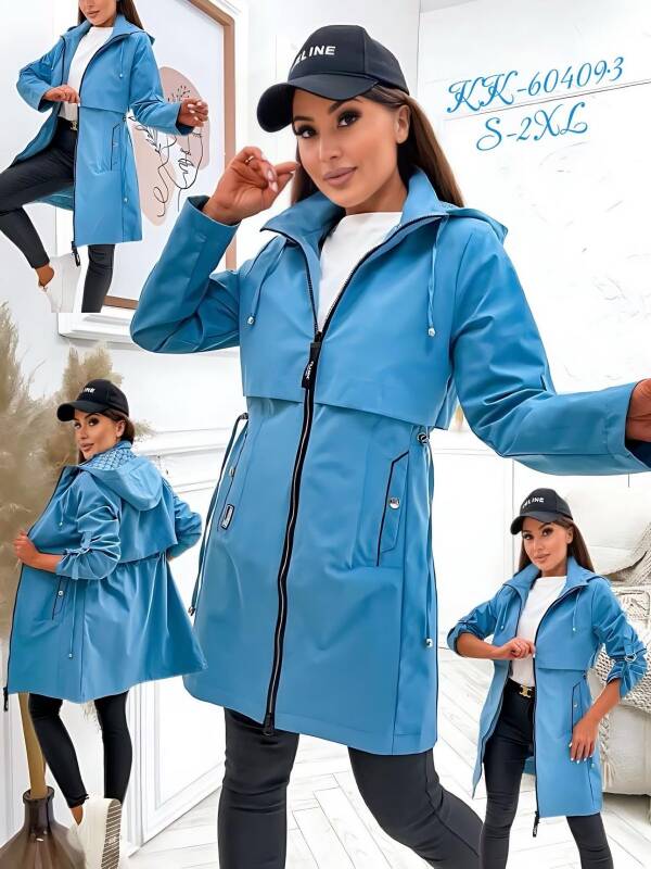  Kurtka damskie cienka Roz S-2XL, 1 Kolor Paczka 5 szt 