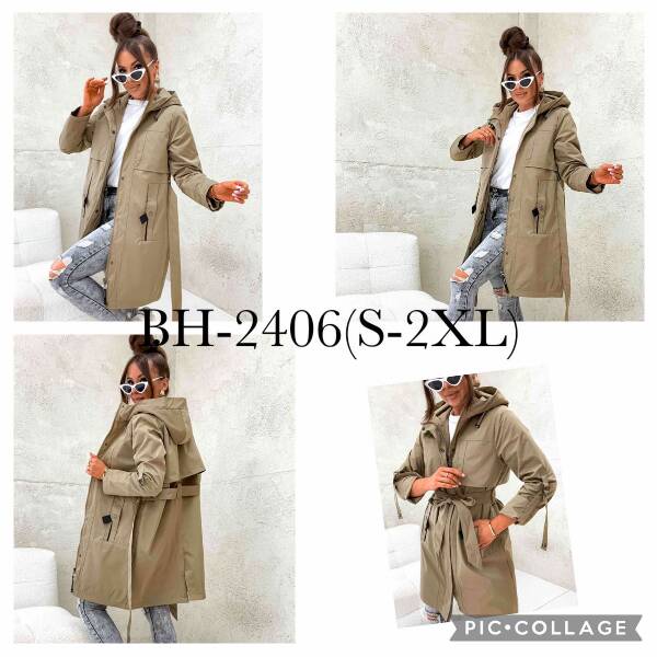 Kurtka damskie cienka Roz S-2XL, 1 Kolor Paczka 5 szt