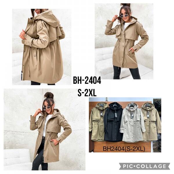 Kurtka damskie cienka Roz S-2XL, 1 Kolor Paczka 5 szt