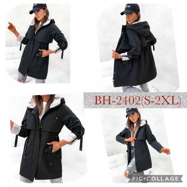 Kurtka damskie cienka Roz S-2XL, 1 Kolor Paczka 5 szt