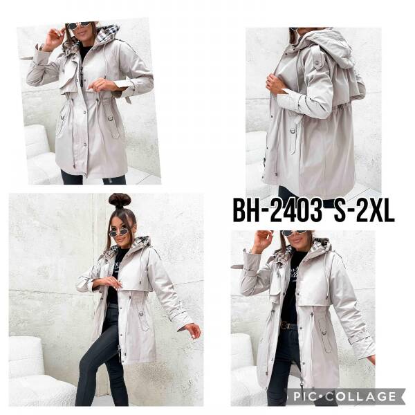 Kurtka damskie cienka Roz S-2XL, 1 Kolor Paczka 5 szt