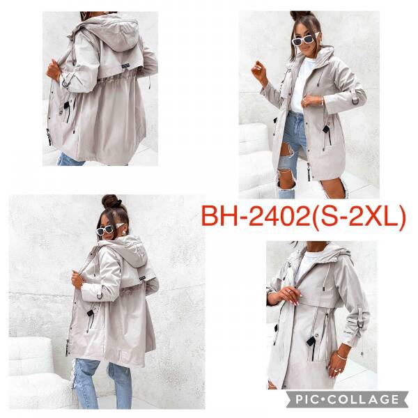 Kurtka damskie cienka Roz S-2XL, 1 Kolor Paczka 5 szt