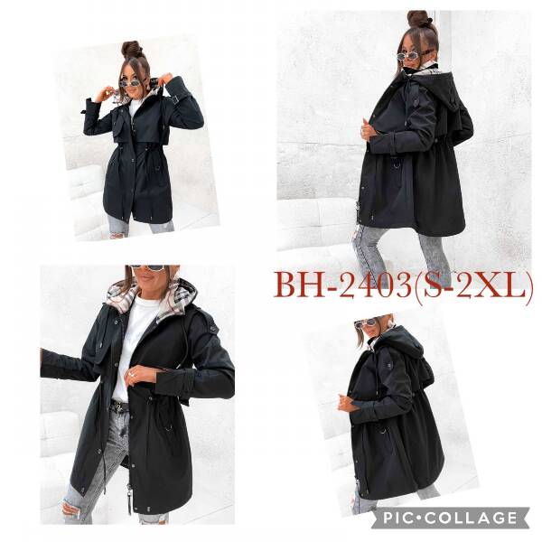 Kurtka damskie cienka Roz S-2XL, 1 Kolor Paczka 5 szt