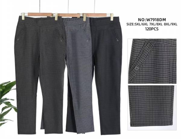 Spodnie materiałowe meskie Roz 5XL-9XL, 1 Kolor .Paczka 12 szt