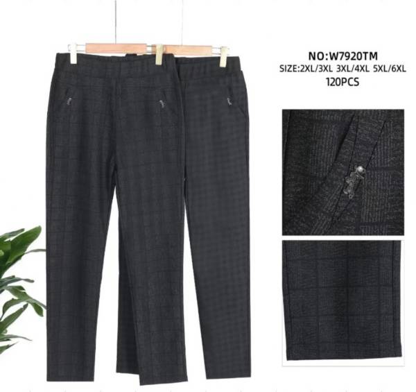 Spodnie materiałowe meskie Roz 2XL-6XL, 1 Kolor .Paczka 12 szt
