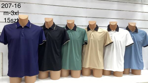 Bluzka męska Roz M-3XL. Mix kolor. Paczka 15 szt
