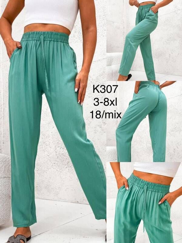 Spodnie damskie Roz 3XL-8XL, 1 Kolor Paczka 18 szt