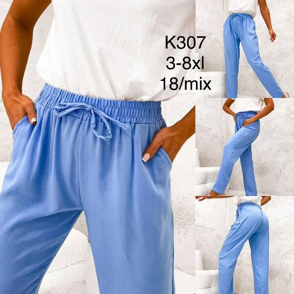 Spodnie damskie Roz 3XL-8XL, 1 Kolor Paczka 18 szt