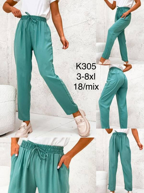Spodnie damskie Roz 3XL-8XL, 1 Kolor Paczka 18 szt