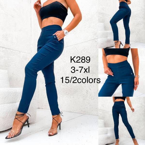 Leginsy damskie Roz 3XL-7XL, 1 Kolor Paczka 15 szt