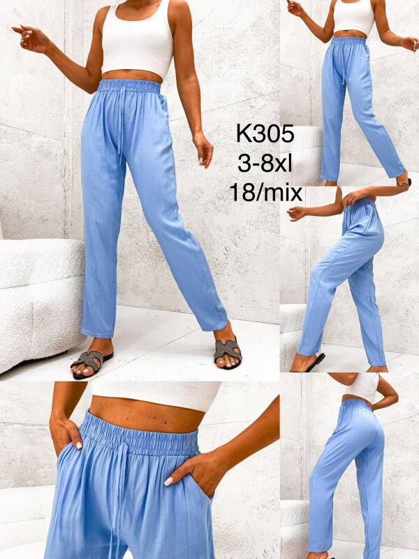 Spodnie damskie Roz 3XL-8XL, 1 Kolor Paczka 18 szt