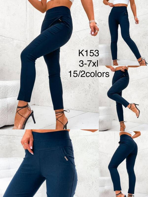 Leginsy damskie Roz 3XL-7XL, 1 Kolor Paczka 15 szt