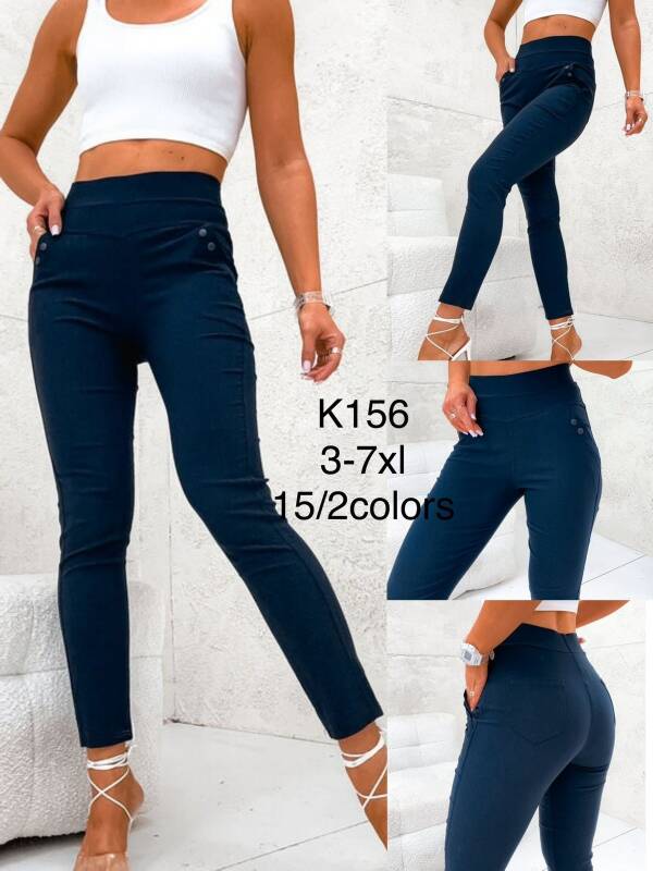 Leginsy damskie Roz 3XL-7XL, 1 Kolor Paczka 15 szt