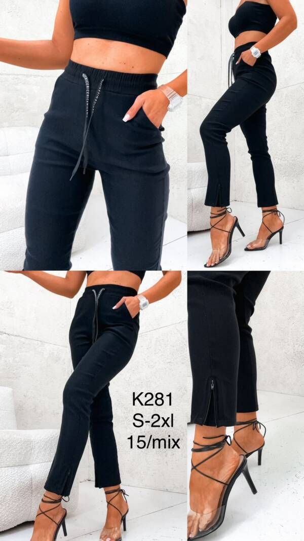 Leginsy damskie Roz S-2XL, 1 Kolor Paczka 15 szt