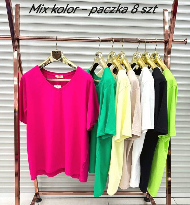 Bluzka damska (Turecki produkt) Roz Standard Mix kolor Paczka 8 szt