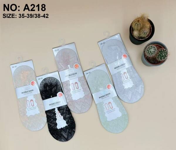 Stopki damskie Roz 35-42, Mix kolor Paczka 40 szt