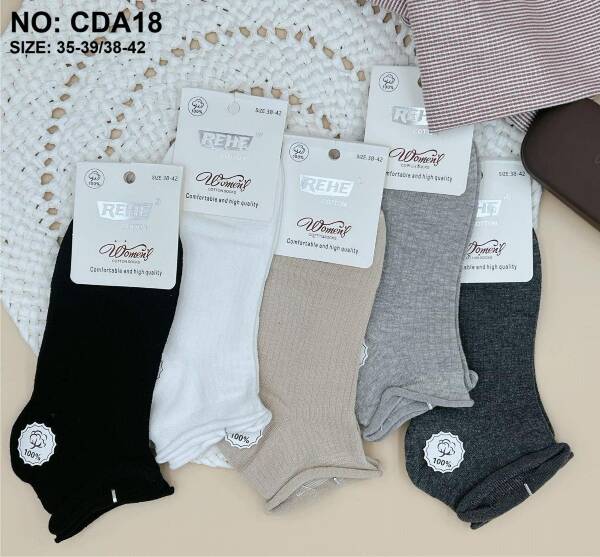 Stopki damskie Roz 35-42, Mix kolor Paczka 40 szt