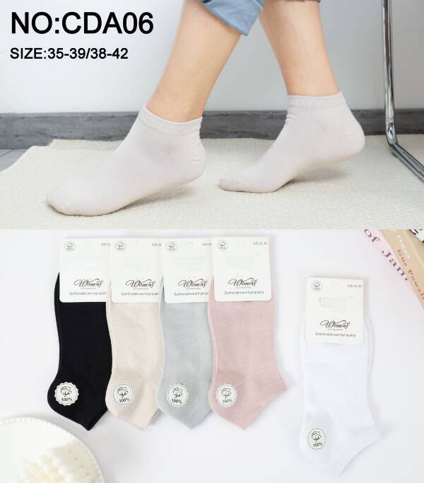 Skarpety damskie Roz 35-42, Mix kolor Paczka 40 szt