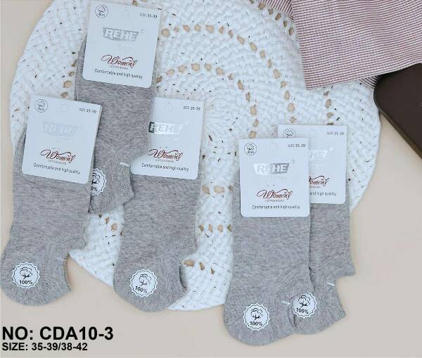 Stopki damskie Roz 35-42, 1 kolor Paczka 40 szt