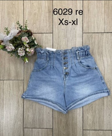 Szorty damskie jeansy Roz XS-XL, 1 Kolor Paczka 10 szt