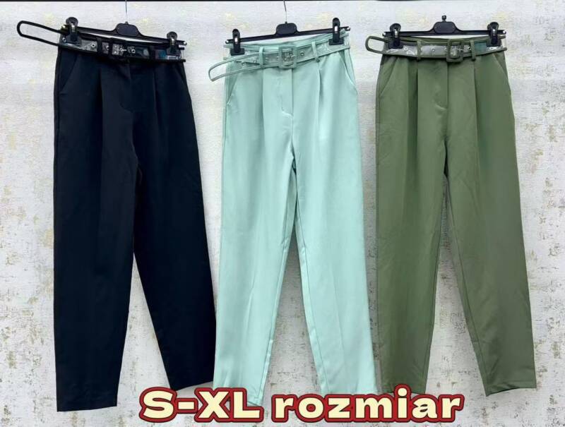 Spodnie damskie (Włoskie produkt) Roz S-XL Mix kolor Paczka 5 szt