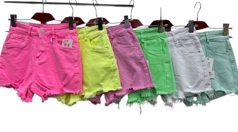 Szorty damskie jeansy Roz XS-XL, 1 Kolor Paczka 10 szt