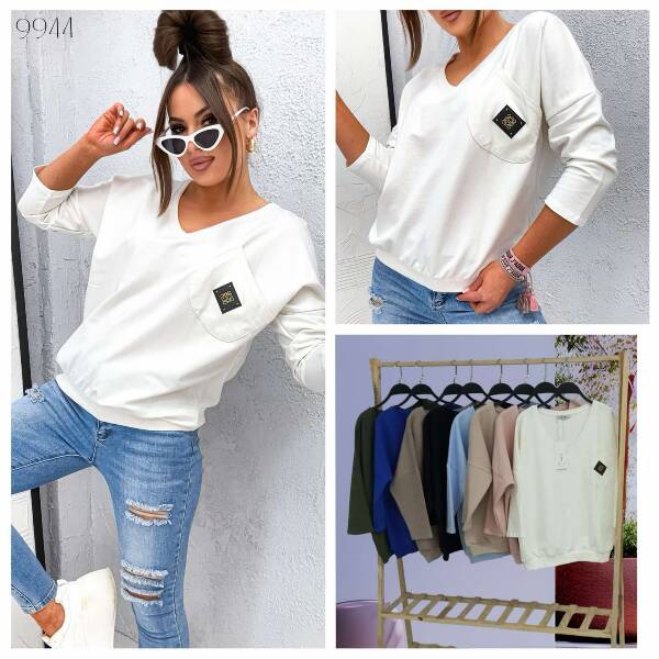 Bluza damska (Turecki produkt) Roz Standard. Mix Kolor .Paczka 10 szt