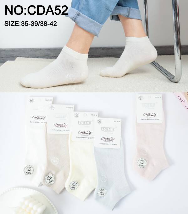 Skarpety damskie Roz 35-42, Mix kolor Paczka 40 szt