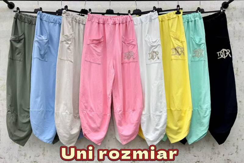 Spodnie damskie (Włoskie produkt) Roz Standard Mix kolor Paczka 5 szt