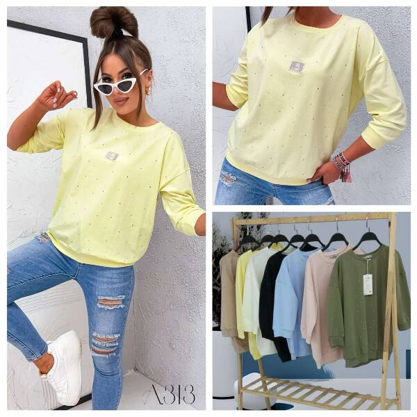 Bluza damska (Turecki produkt) Roz Standard. Mix Kolor .Paczka 10 szt
