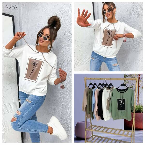 Bluza damska (Turecki produkt) Roz Standard. Mix Kolor .Paczka 10 szt