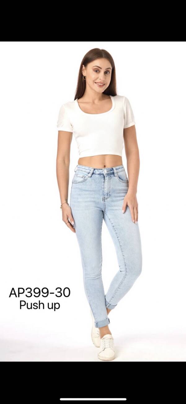 Spodnie damskie jeansy Roz XS-XL, 1 Kolor Paczka 10 szt