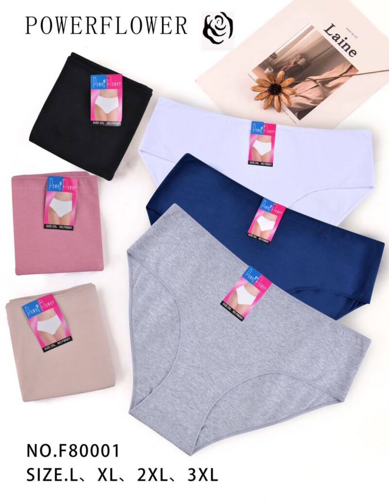 Majtki damskie Roz L-XL-2XL-3XL, Mix kolor Paczka 24 szt