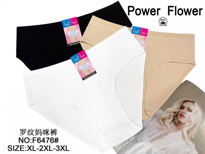 Majtki damskie Roz XL-2XL-3XL, Mix kolor Paczka 24 szt