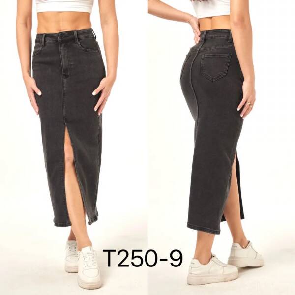 Spódnica damskie jeans Roz XS-XL, 1 Kolor Paczka 10 szt