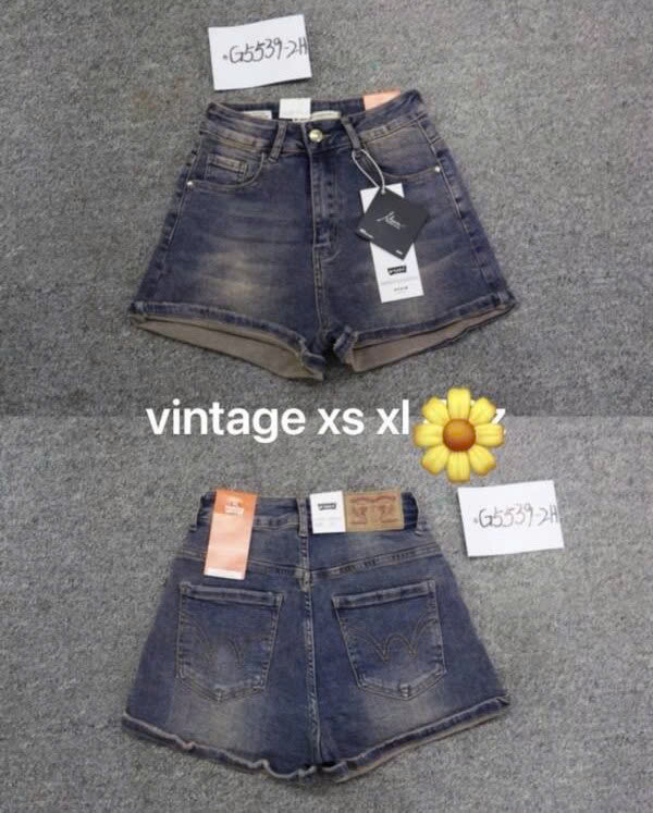 Szorty damskie jeansy Roz XS-XL, 1 Kolor Paczka 10 szt