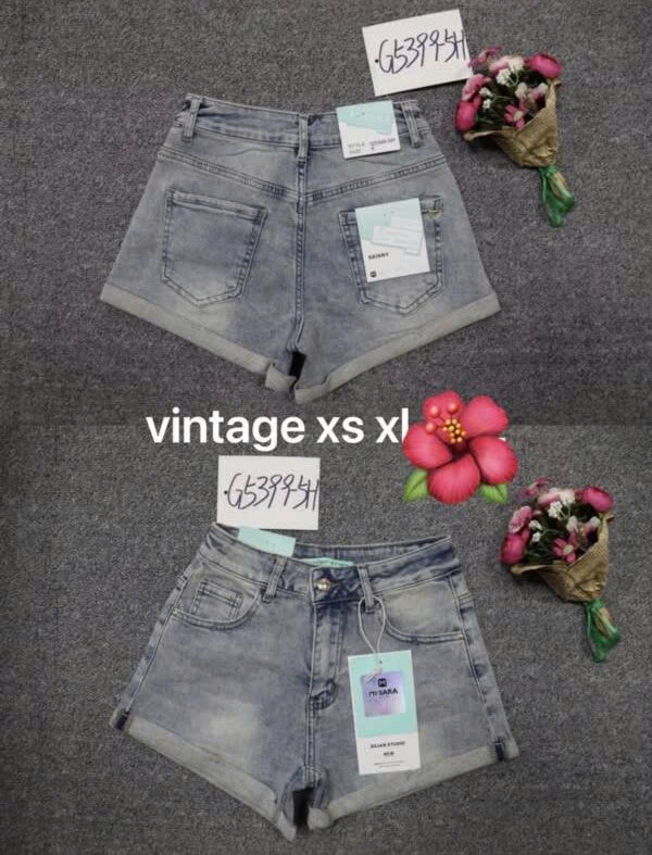 Szorty damskie jeansy Roz XS-XL, 1 Kolor Paczka 10 szt