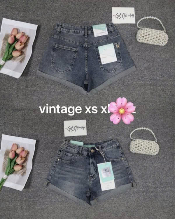 Szorty damskie jeansy Roz XS-XL, 1 Kolor Paczka 10 szt