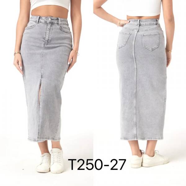 Spódnica damskie jeans Roz XS-XL, 1 Kolor Paczka 10 szt
