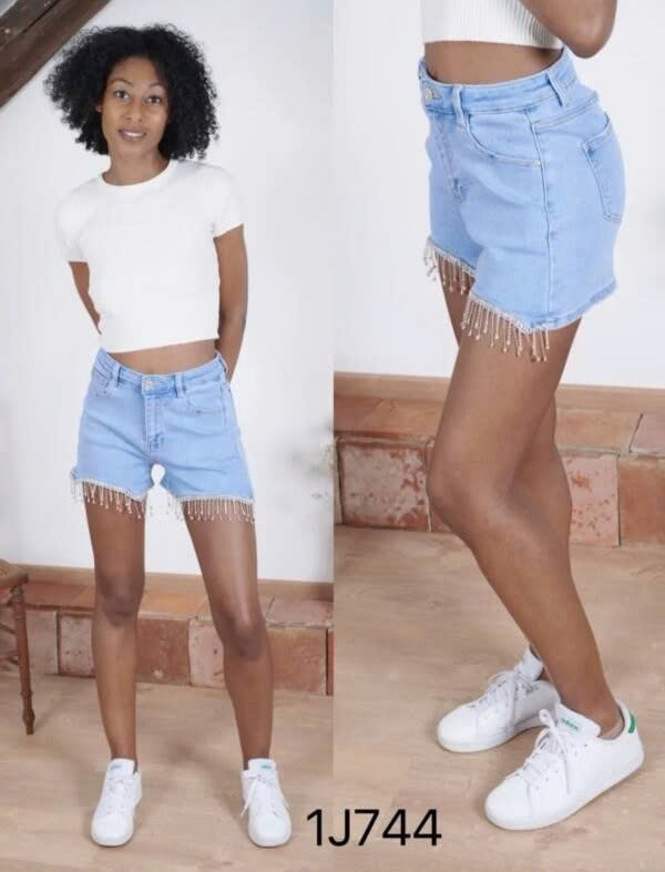 Szorty damskie jeansy Roz XS-XL, 1 Kolor Paczka 10 szt