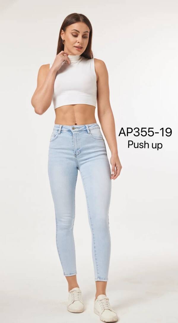 Spodnie damskie jeans Roz XS-XL, 1 Kolor Paczka 10 szt