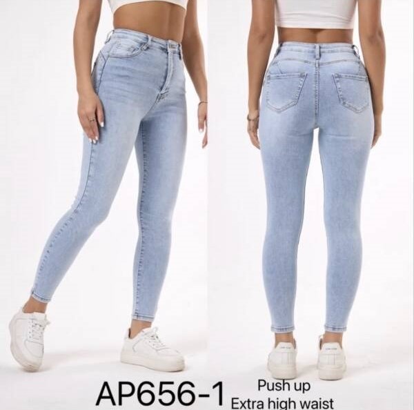 Spodnie damskie jeansy Roz XS-XL, 1 Kolor Paczka 10 szt