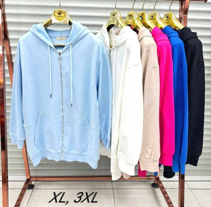 Bluza damska ( Turecki produkt) Roz Standard, Mix Kolor .Paczka 5 szt