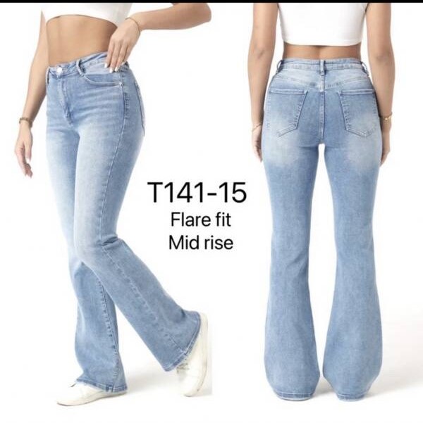 Spodnie damskie jeansy Roz XS-XL, 1 Kolor Paczka 10 szt