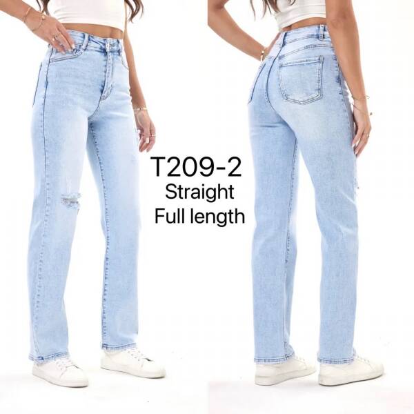 Spodnie damskie jeans Roz XS-XL, 1 Kolor Paczka 10 szt