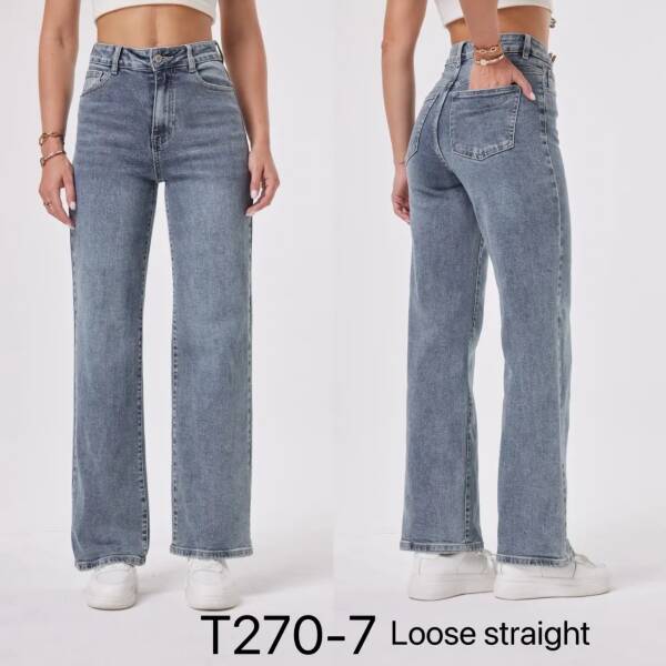 Spodnie damskie jeans Roz XS-XL, 1 Kolor Paczka 10 szt