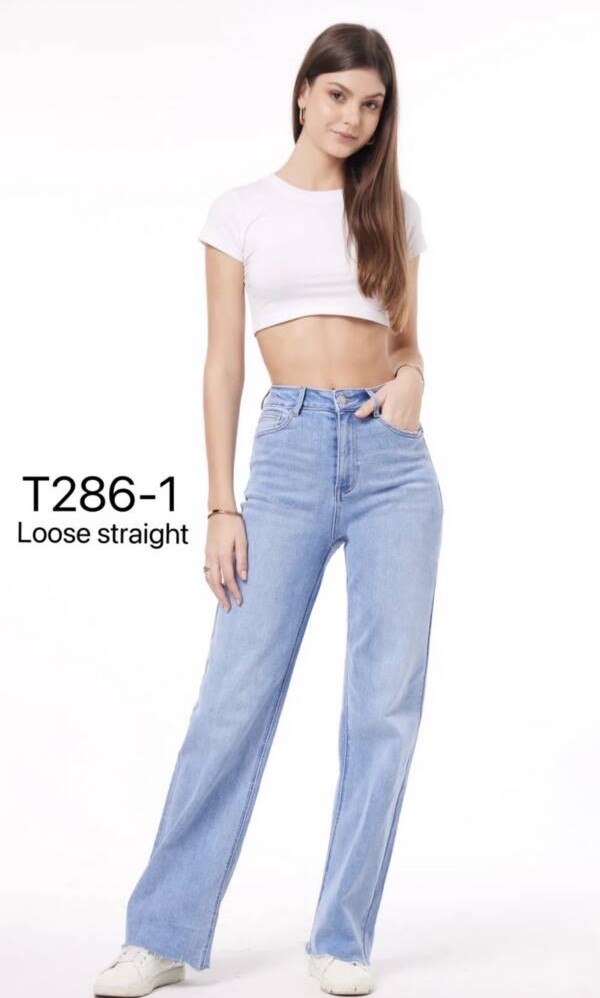 Spodnie damskie jeansy Roz XS-XL, 1 Kolor Paczka 10 szt