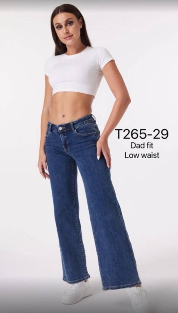 Spodnie damskie jeans Roz XS-XL, 1 Kolor Paczka 10 szt