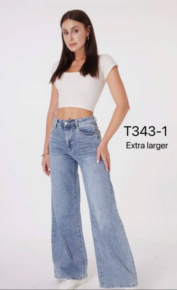 Spodnie damskie jeans Roz XS-XL, 1 Kolor Paczka 10 szt