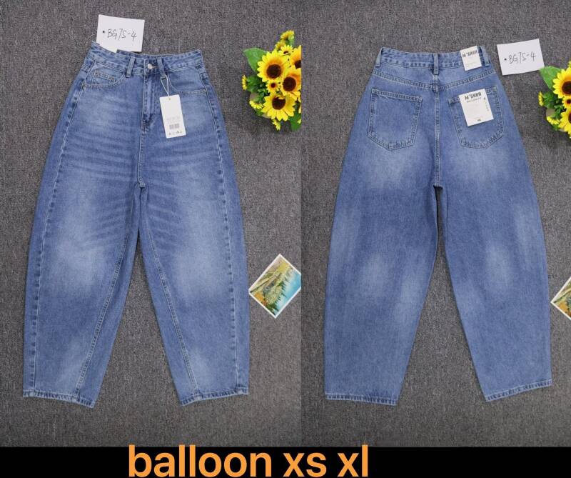 Spodnie damskie jeansy Roz XS-XL, 1 Kolor Paczka 10 szt